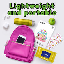 Load image into Gallery viewer, LITTLE WIZARDS - Disposable Placemats for Kids Placemat That Stick - Toddler Placemat for Kid Dining Table Baby Placemat - 40 Table Toppers - Extra Sticky Travel Mat for Restaurant Busy Baby Mat