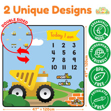 Load image into Gallery viewer, LITTLE WIZARDS - Baby Monthly Milestone Blanket Boy - Baby Milestone Blanket Baby Boy Blanket - Baby Boy Gifts, Nursery Decor Newborn Baby Month Blanket - Baby Growth Chart Blanket