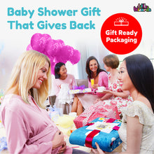 Load image into Gallery viewer, LITTLE WIZARDS - Baby Monthly Milestone Blanket Girl - Baby Milestone Blanket Baby Girl Blanket Newborn Baby Month Blanket - Baby Blankets for Girls