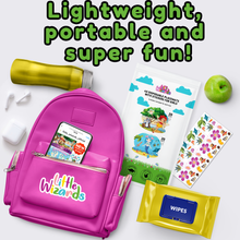 Load image into Gallery viewer, Disposable Placemats for Baby with Stickers Kids Placemats for Dining Table - Disposable Placemats for Kids That Stick - Toddler Placemats for Dining Table - Baby Placemat Plastic Placemats for Kids