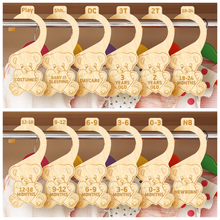 Load image into Gallery viewer, Little Wizard&#39;s 28 Pcs Baby Closet Dividers &amp; Baby Clothes Organizer – Baby Clothes Dividers for Closet – Neutral Hanger Dividers for Baby Closet Organizer Baby Clothes Dividers – Nursery Closet Organizer (Bears)
